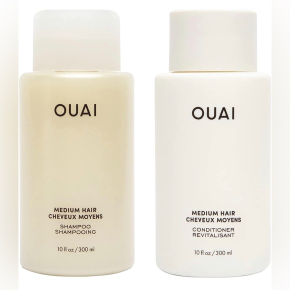 OUAI Hair Ouai Medium Shampoo Conditioner Set Free From Sulfates Oz